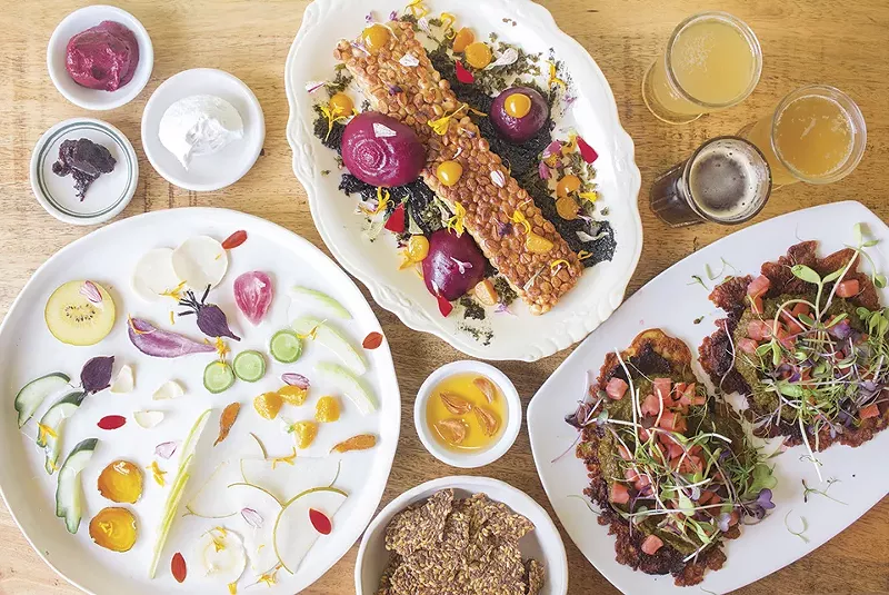 Confluence Kombucha is one of the restaurants that has St. Louis putting vegetables first. - MABEL SUEN