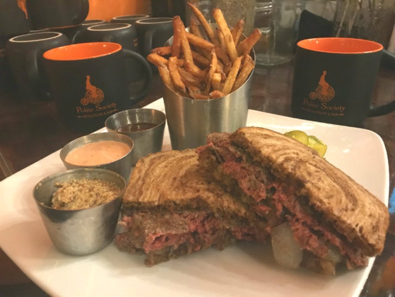 Polite Society is one of only two places in the state where you can eat the Impossible Burger. - COURTESY OF POLITE SOCIETY