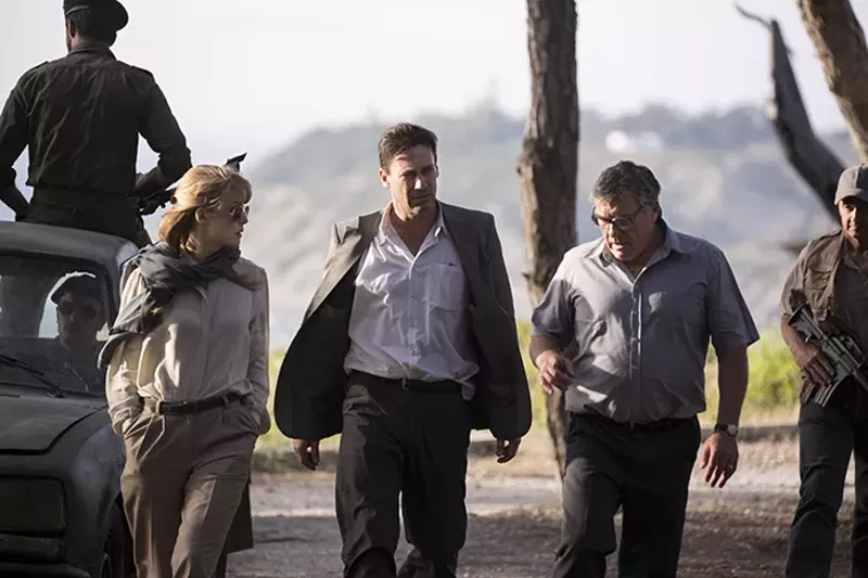From left, Rosamund Pike, Jon Hamm and Dean Norris work to recover a kidnap victim in Beirut. - SIFE EDDINE EL AMINE/BLEECKER STREET