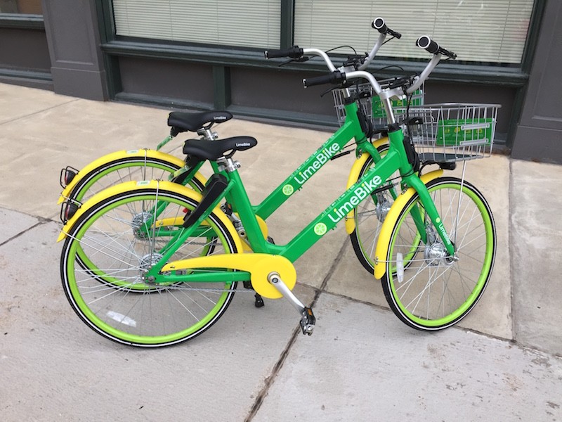 LimeBikes are everywhere .... and quite affordable for those in certain income brackets. - JAIME LEES