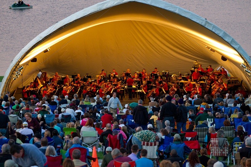 For the 50th year, the St. Louis Symphony previews its new season in Forest Park (weather permitting). - COURTESY OF THE ST.  LOUIS SYMPHONY