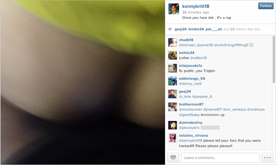 Kenny Britt's sex-tigram, before he took it down. - DEADSPIN