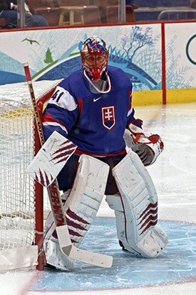 Halak during his time playing for the Slovakian National team in the 2010 Winter Olympics. - COMMONS.WIKIMEDIA.ORG