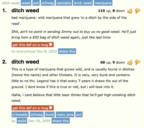 Hook up weed urban dictionary