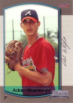 This week's card is a 2000 Adam Wainwright rookie card by Bowman. That's a young Adam Wainwright, no?&nbsp;