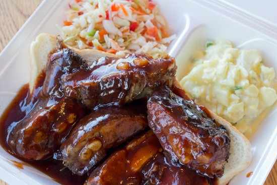 You, too, could be swimming in sauce this weekend at St. Charles Community College's Rhythm & Ribs event. - MABEL SUEN