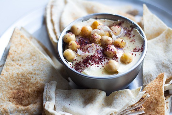 Hummus with pita. | Photos by Mabel Suen