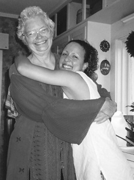 Molly Ivins and Ellen Sweets' daughter Hannah - COURTESY OF ELLEN SWEETS AND UT PRESS