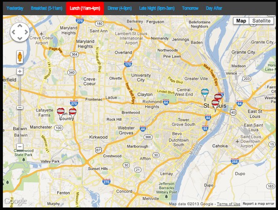 [UPDATED] On the Map: National Food Truck-Tracking Site and App to Add St. Louis This Week ...