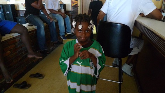 This Little Ivory Coast fan didn't understand why everyone was yelling after goals.