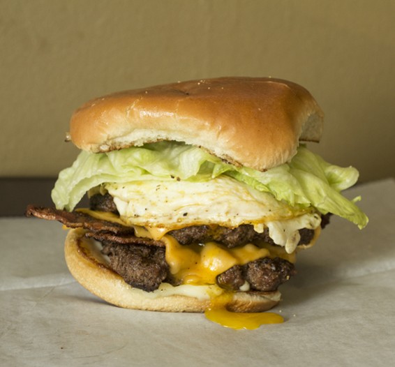 The "Garbage Burger" at Ferguson Burger Bar & More. | Mabel Suen