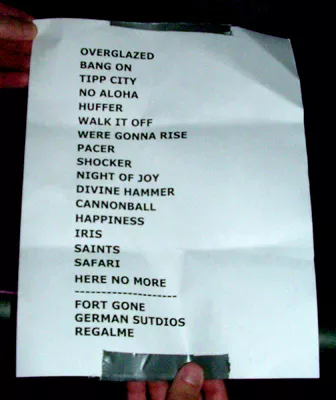 The Breeders Set List 2022