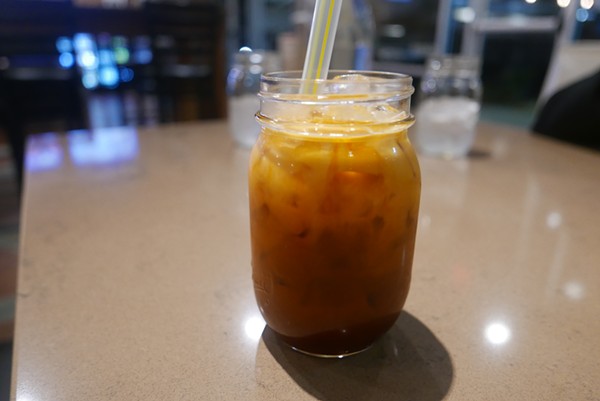 The Thai tea is creamy and delicious. - DESI ISAACSON