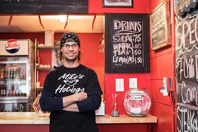 Chef-owner Michael Eagan has a fine-dining background, but fell in love with hot dogs. - MABEL SUEN