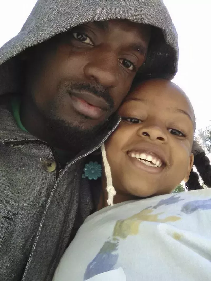 Franks with his daughter, Brooke. - COURTESY OF BRUE FARNKS / @IAMOOPS