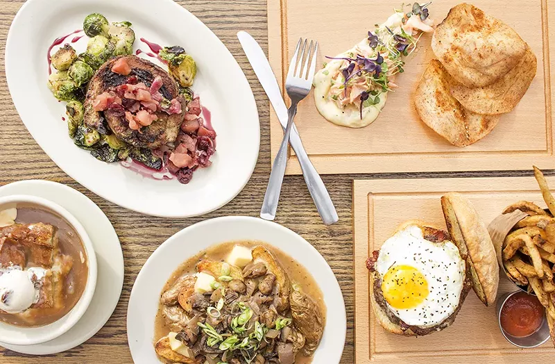 A variety of dishes at Retreat Gastropub. - MABEL SUEN