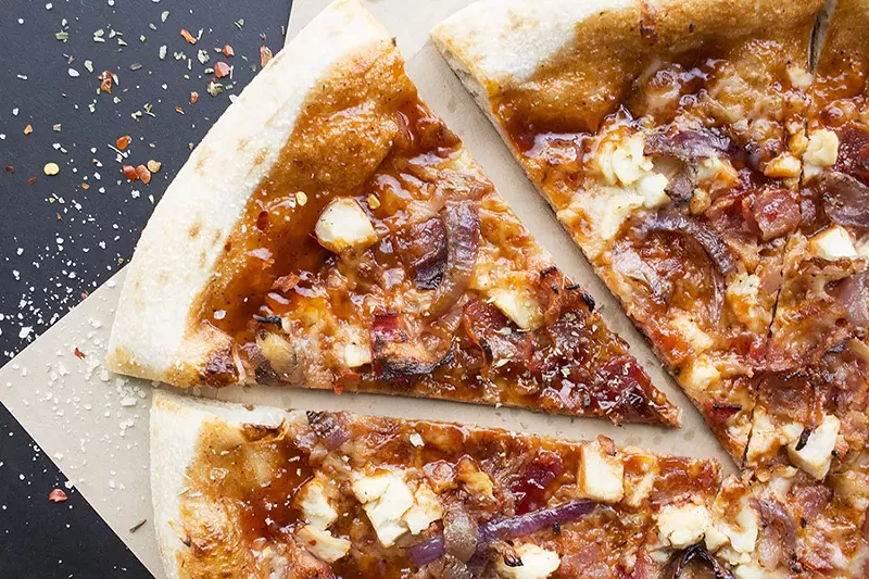 The Bae-B-Que, despite its woeful name, is a surprisingly tasty pie. - PHOTO BY MABEL SUEN