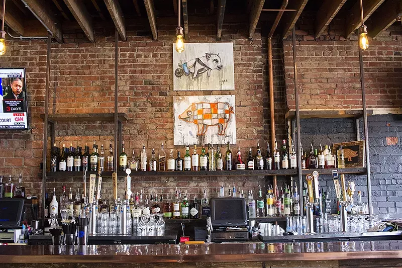 The bar at Copper Pig. - PHOTO BY MABEL SUEN