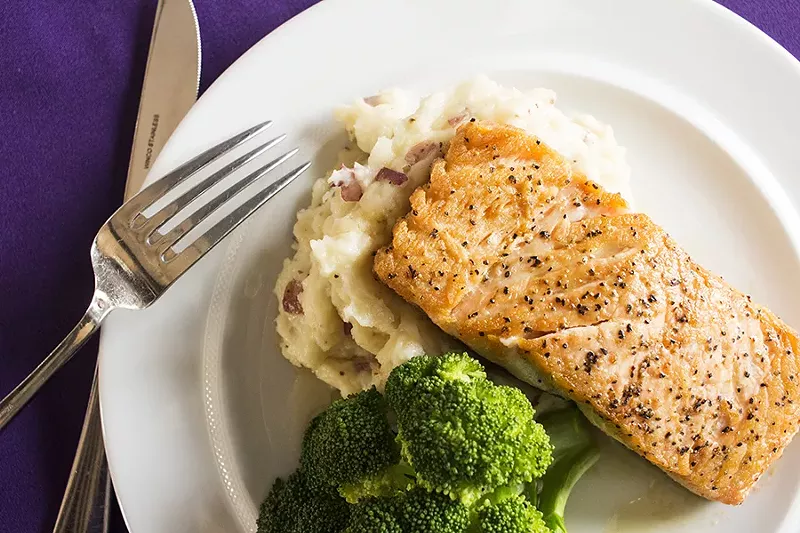The salmon is a revelation. - PHOTO BY MABEL SUEN