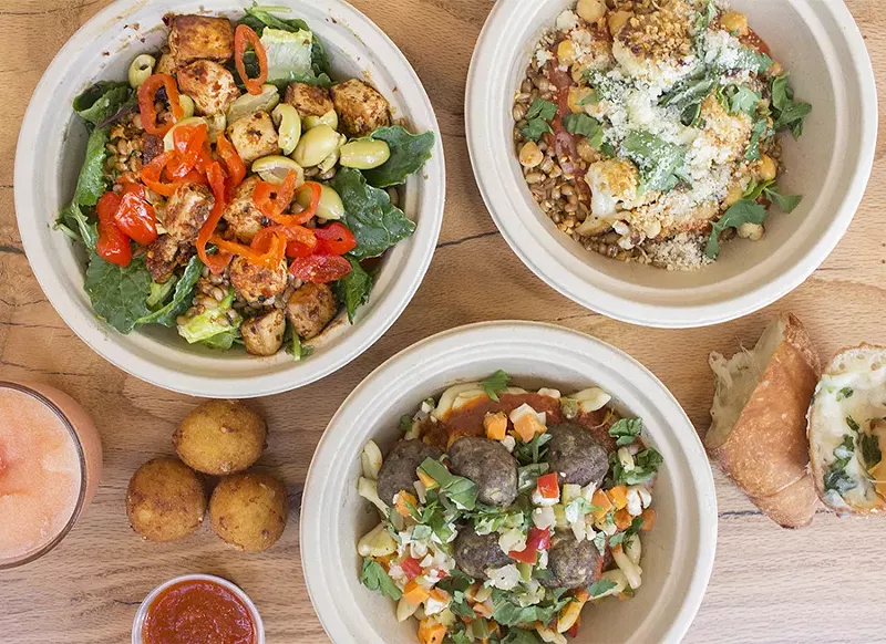 A selection of dishes from Porano Pasta - PHOTO BY MABEL SUEN