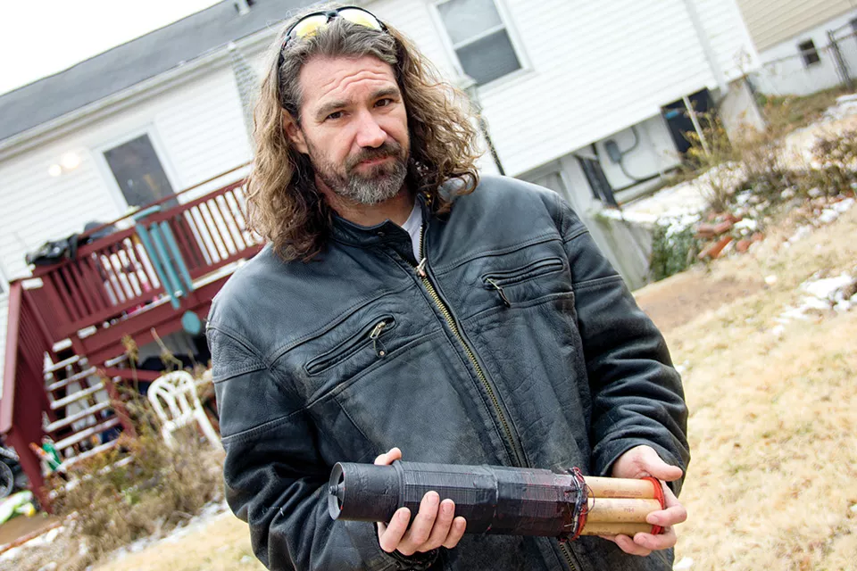 From a St. Louis basement, Brian Stofiel's plastic rockets are printed in a matter of days. - DANNY WICENTOWSKI