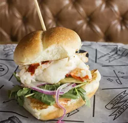 The lobster slider. - PHOTO BY MABEL SUEN