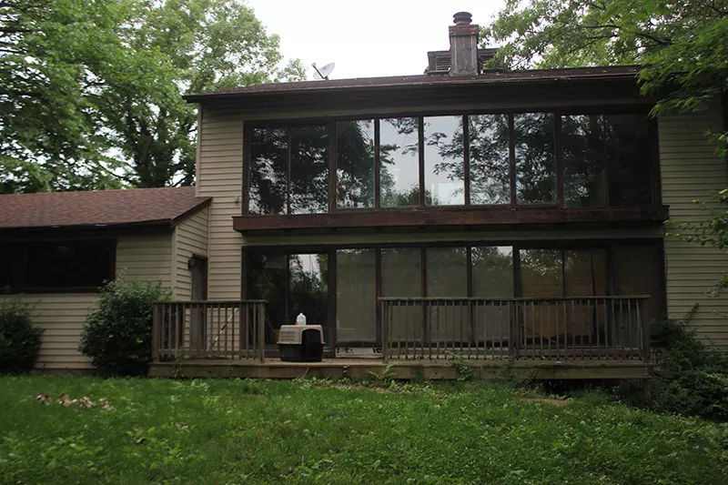 Adonis Reddick's home -- and the scene of his death. - PHOTO BY DOYLE MURPHY