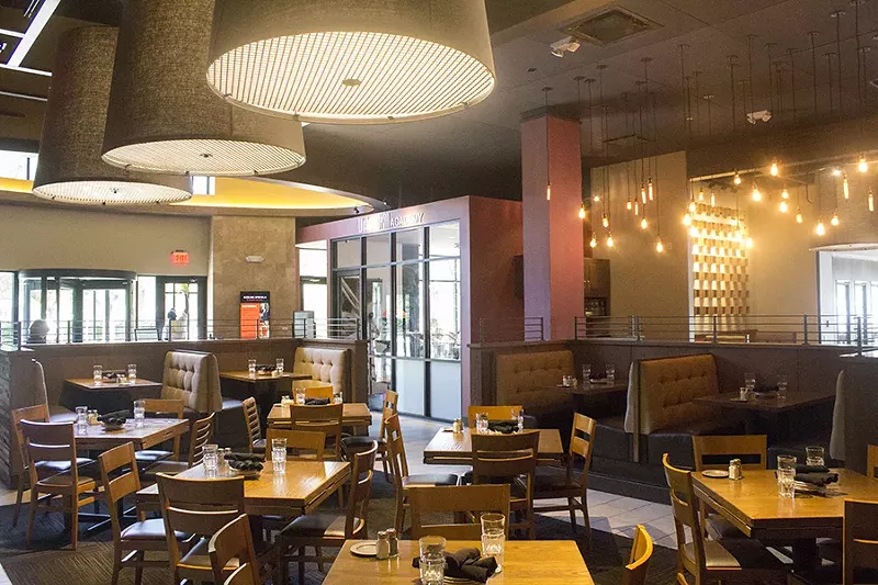 The dining area at Weber Grill Restaurant is striking. - PHOTO BY MABEL SUEN