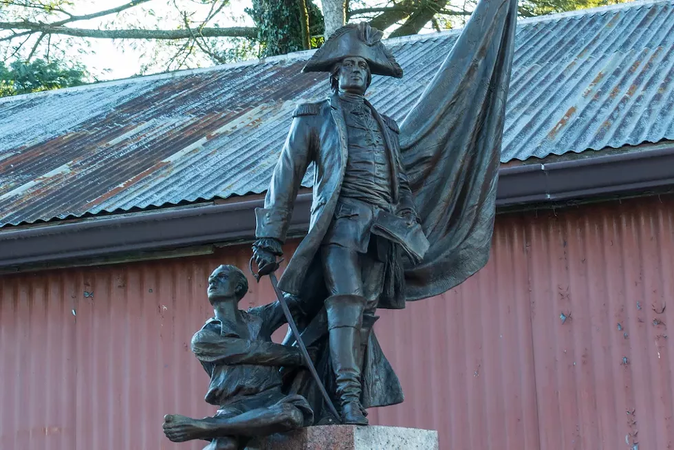 Baron von Steuben (and his unnamed little friend). - RYAN GINES