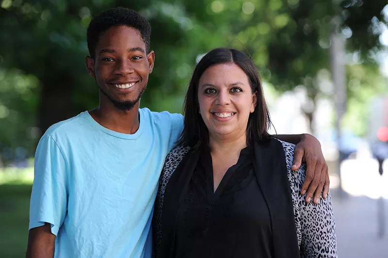 Rasheen Aldridge and Megan Betts are both running in the 5th Ward. - PHOTO BY HOLLY RAVAZZOLO