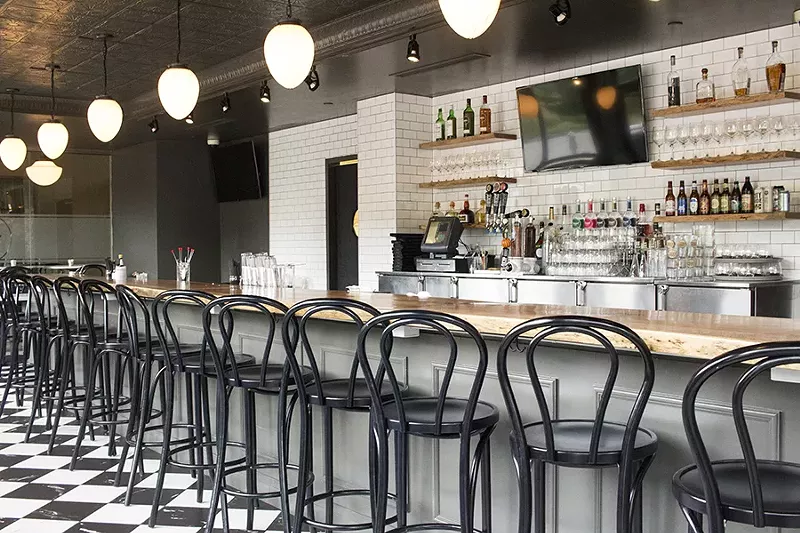 The striking interior remodel was led by Space Architecture + Design. - MABEL SUEN