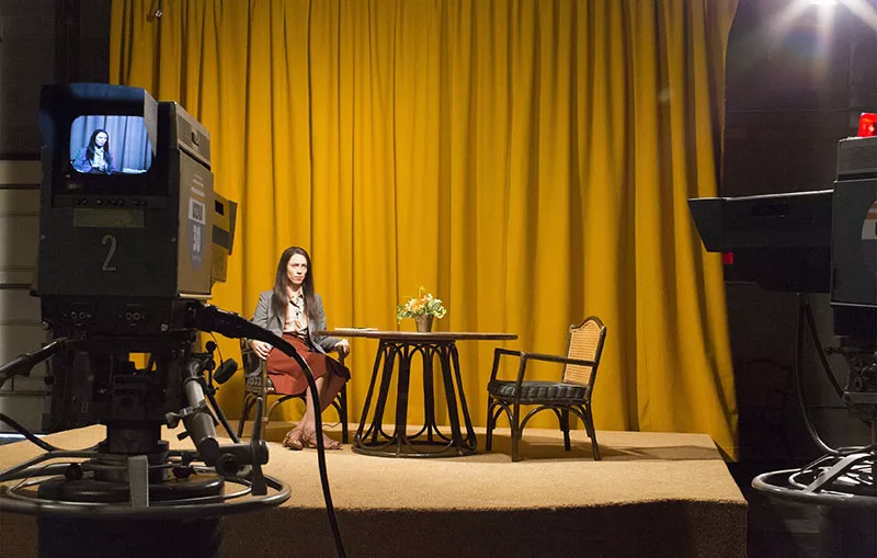 Rebecca Hall plays a troubled TV host in Christine. - JONNY COURNOYER COPYRIGHT YES BUT FILM