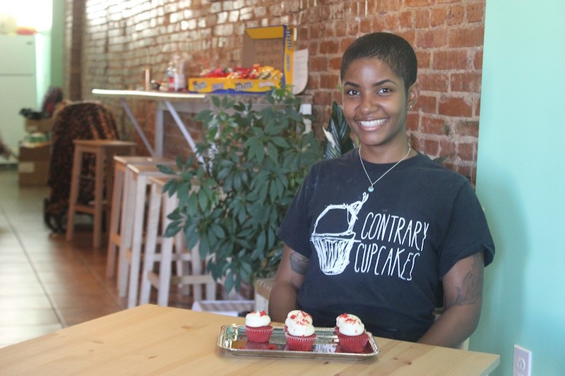 Danielle Anderson, founder of Contrary Cupcakes. - PHOTO BY SARAH FENSKE