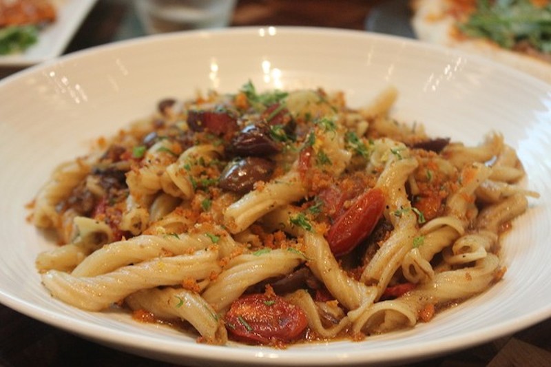 The strozzapreti at Cibare — worth a visit to south county. - PHOTO BY SARAH FENSKE