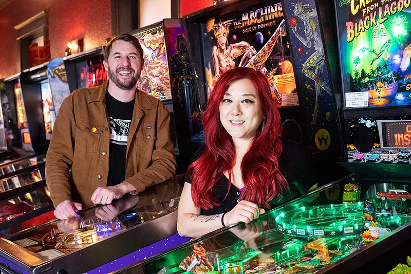 Chris Ward and Melanie Meyer, owners of Party Bear Pizza and Tiny Chef, respectively. - MABEL SUEN