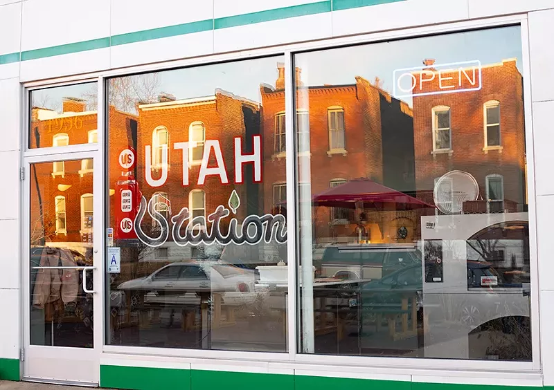 Utah Station is located inside a converted gas station in Benton Park. - MABEL SUEN