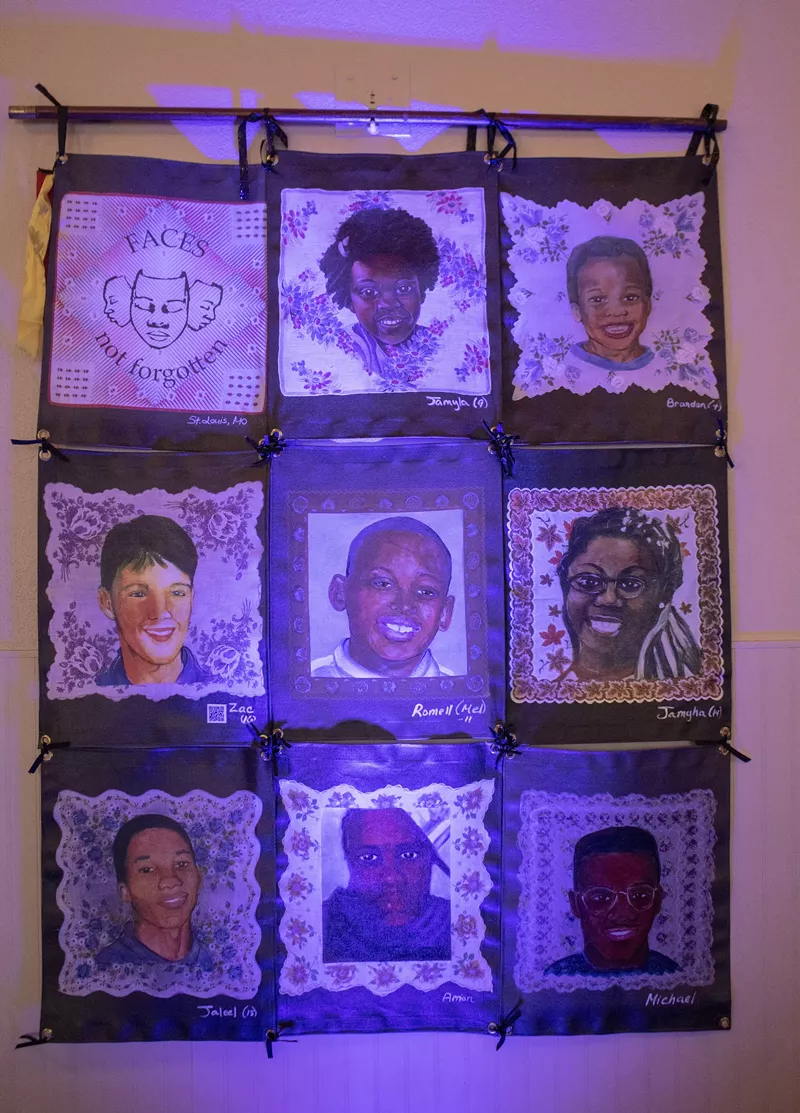 Another piece from the "Faces Not Forgotten" series. - MONICA OBRADOVIC