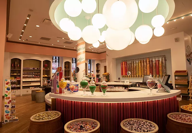The restaurant's retro candy shop. - MABEL SUEN