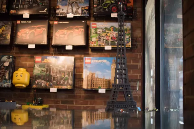In addition to minifgs, the shop stocks a full range of LEGO sets. - TRENTON ALMGREN-DAVIS