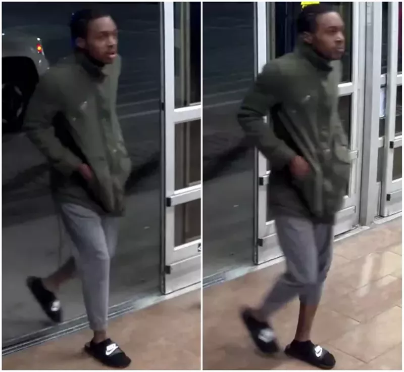 The suspect was still at large on Monday morning. - COURTESY ST. LOUIS COUNTY POLICE
