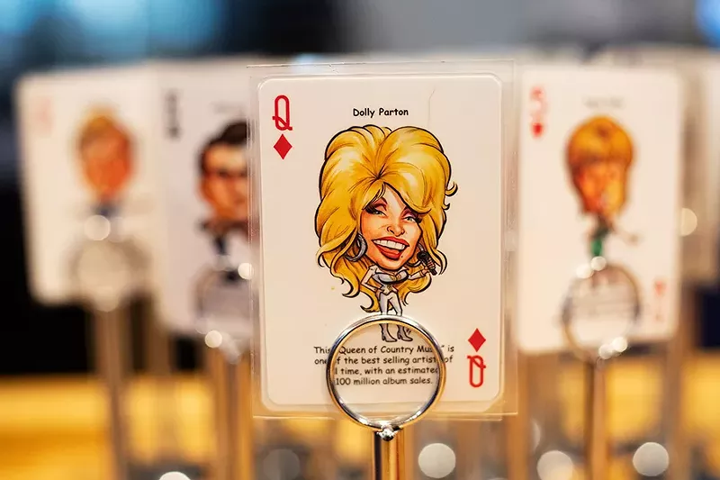 Place your order at the counter and a cashier will hand you a card instead of an order number, with each card depicting caricatures of different country music stars (think Hank Williams, Reba McEntire and Dolly Parton). - MABEL SUEN