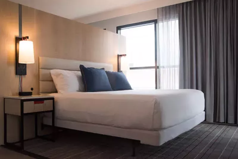 One of the hotel’s 216 rooms. - TRENTON ALMGREN-DAVIS