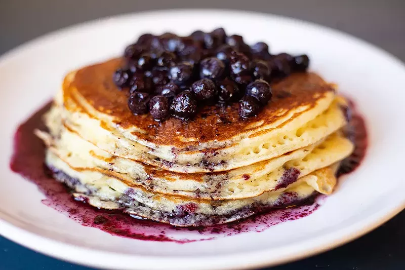 The Winslow’s Home pancakes remain unchanged at Winslow’s Table — why would anyone mess with these malty, fluffy wonders? - MABEL SUEN