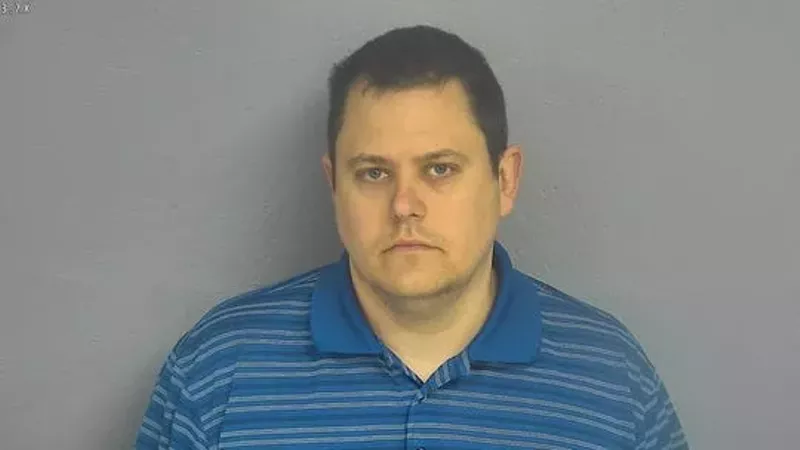 The mugshot of Scott Wortman. - GREENE COUNTY