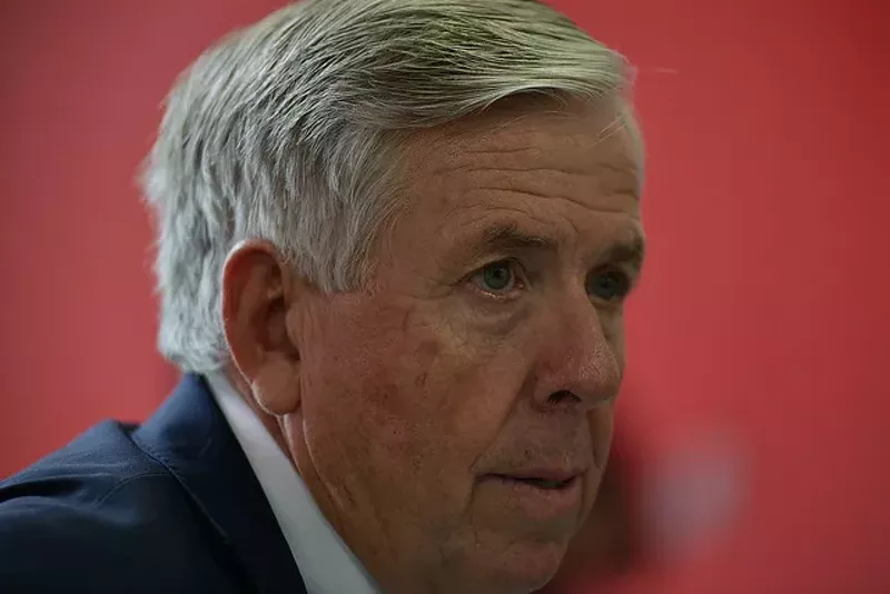 Governor Mike Parson says the state is working with universities to ramp up testing. - TOM HELLAUER
