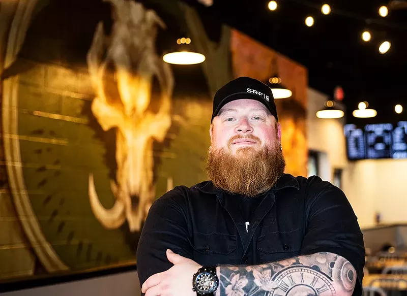David Sandusky, pitmaster and co-owner of BEAST Craft BBQ and BEAST Butcher and Block. - MABEL SUEN