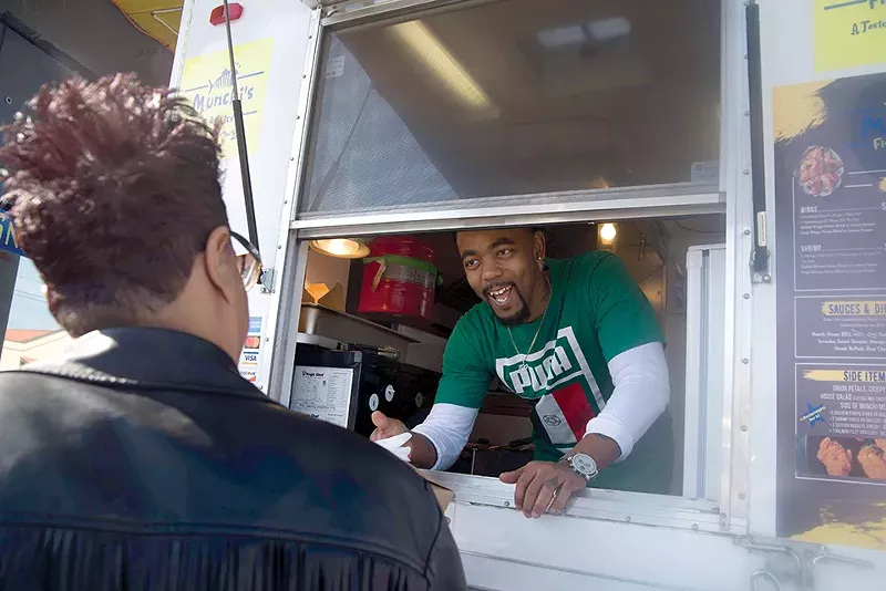 Woods' opened his latest business venture, a food trailer, while his attorneys fought to keep him out of prison. - TRENTON ALMGREN-DAVIS