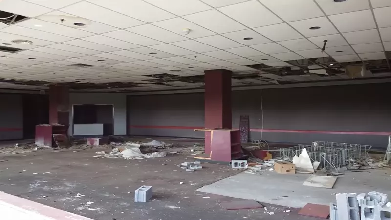 This was the restaurant upstairs at Dillard's. - SCREENGRAB FROM THIS VIDEO