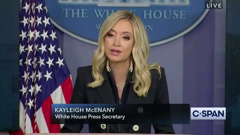 To be fair though, it's not like she's the dumbest person in the West Wing or anything. - SCREENSHOT VIA C-SPAN