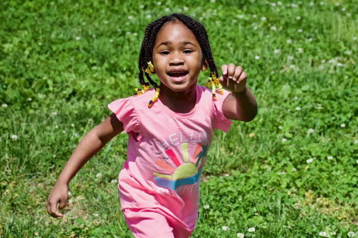 Rogers is eager for Angele (pictured), Angelo and Angelino to be outside but is fearful of letting them play with children in the neighborhood. - WILEY PRICE/ST. LOUIS AMERICAN